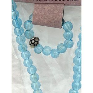 2 Bracelet and Ring Sets 1 Light Sapphire, 1 Aquamarine Turn On Your Calm Combo